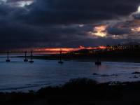 Abends am Strand